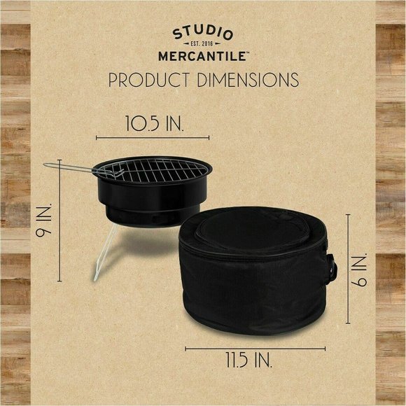 Studio Mercantile Travel Cool-Cook Grill & Cooler Combo Outdoor Cooking for BBQ - Picture 5 of 9